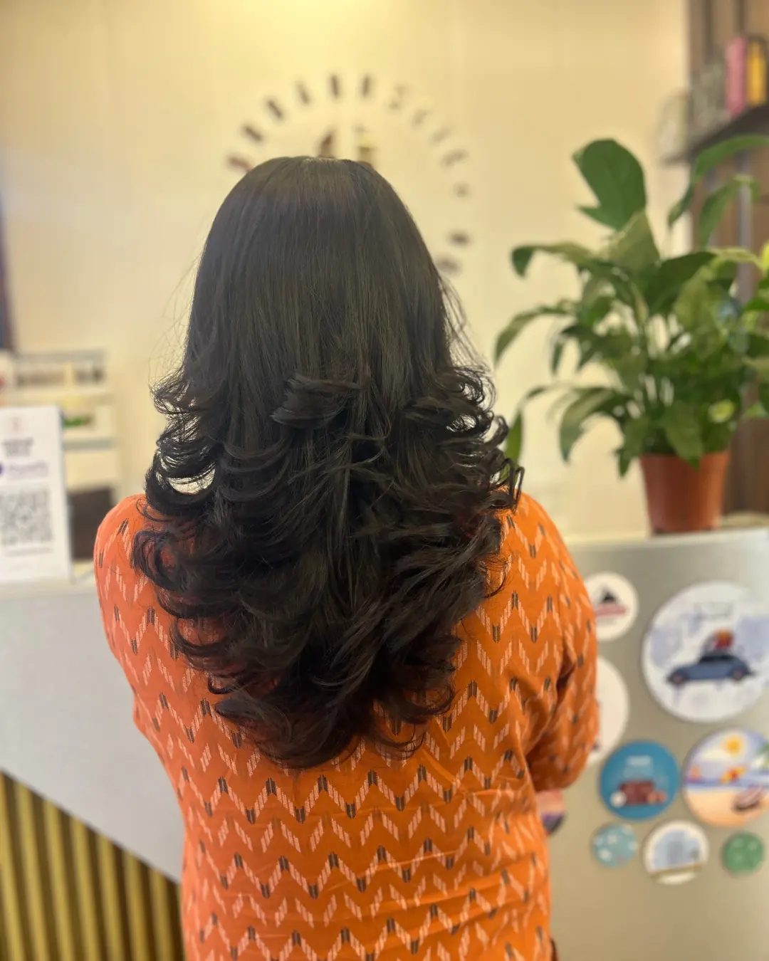 Long layered waves, finished blow-out