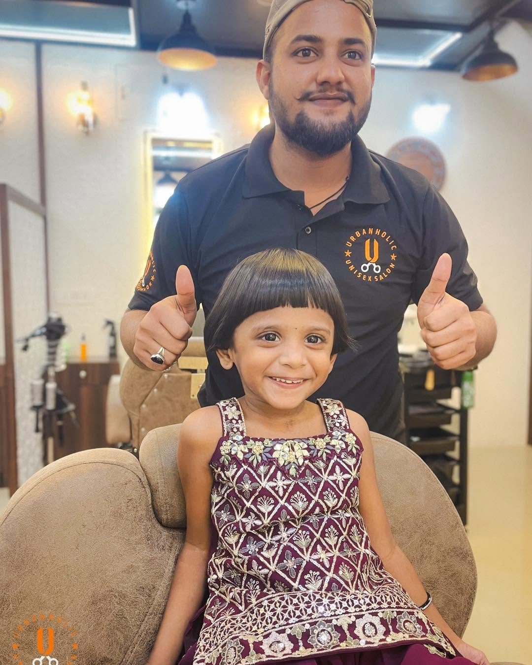 The Urban Holic team with a happy young guest
